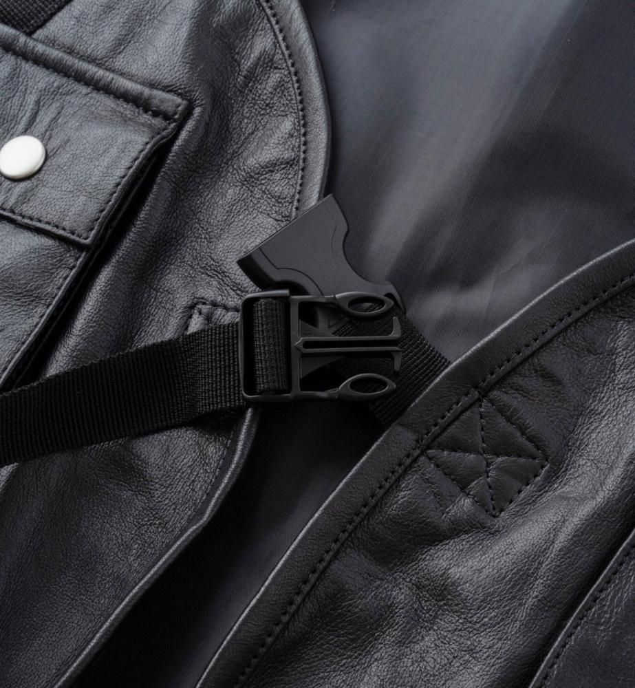 141-35-001 LEATHER UTILITY VEST レザーユーティリティベスト 141-35-001 LEATHER UTILITY VEST レザーユーティリティベスト