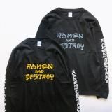 <img class='new_mark_img1' src='https://img.shop-pro.jp/img/new/icons14.gif' style='border:none;display:inline;margin:0px;padding:0px;width:auto;' />RAMENDESTROY® ORIGINAL L/S T-SHIRT ꥸʥ T 2color Ĺµ B LOCAL SHOP