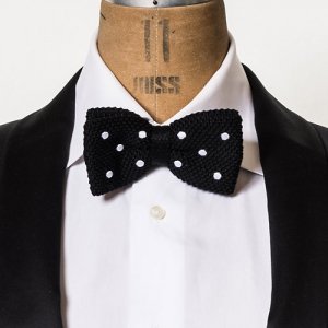 CHAD KNIT BOW TIE(ɥ˥åȥܥ)(֥å)orgablanca(륬֥)ξʼ̿