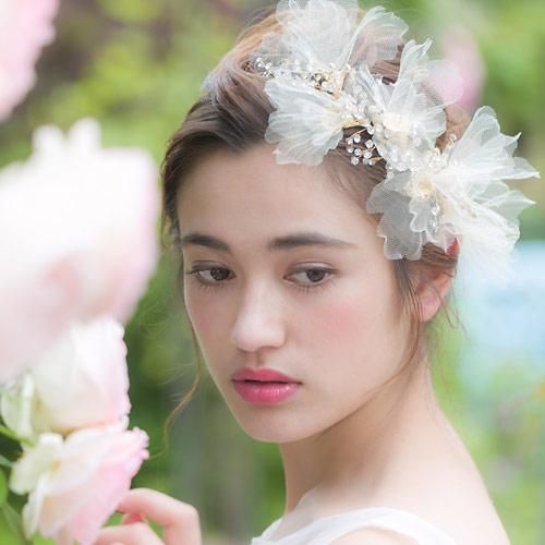 Bouquet Calla(ブーケカラー)ヘッドドレス(アイボリー)francbloom