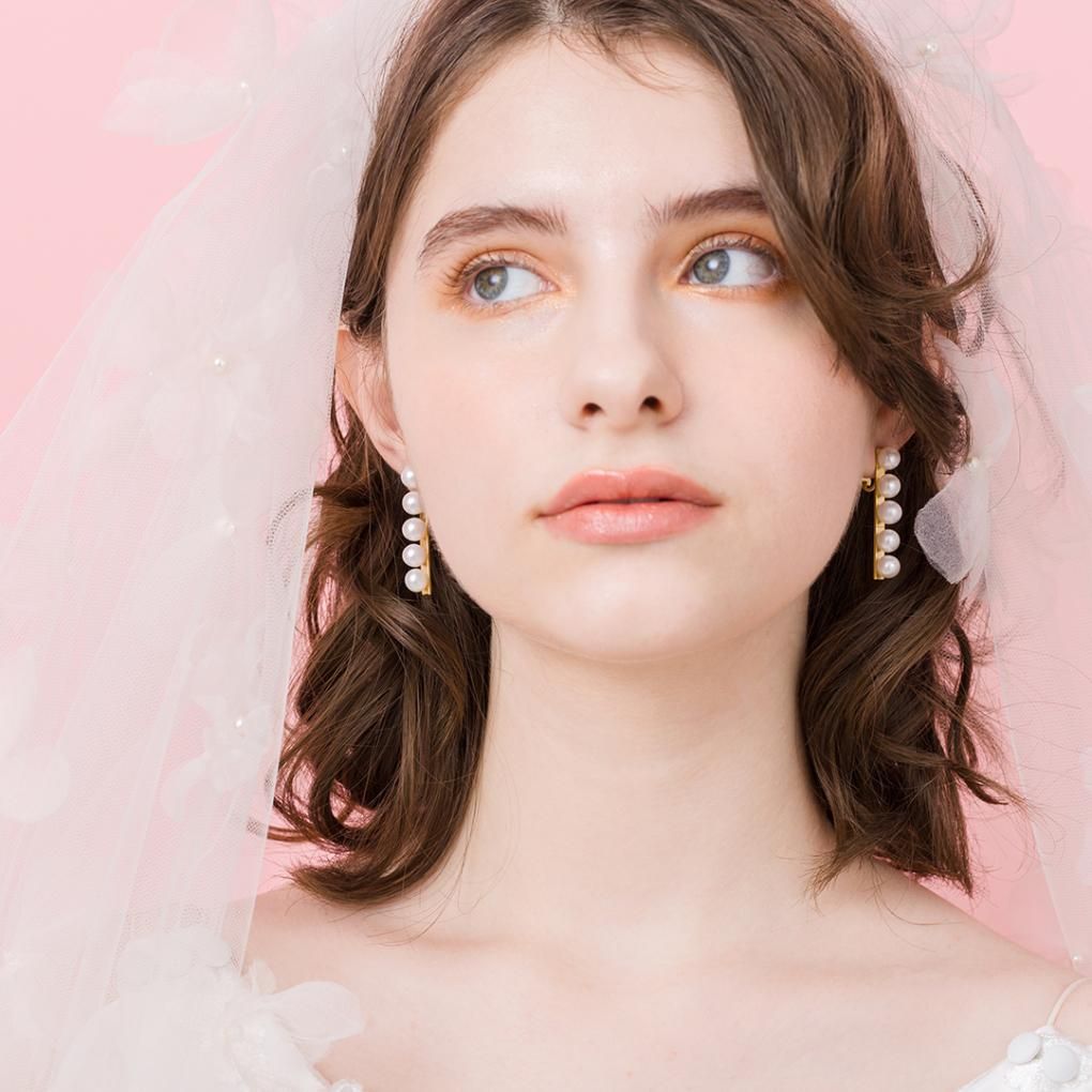 orgablanca BABO long ribbon オルガブランカピアス おしゃれ花嫁様ウエディングアクセサリー＆ドレスレンタル