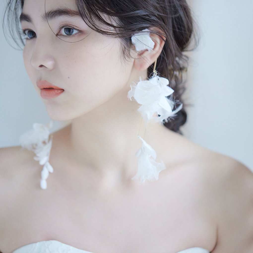 GARCIA EARCUFF EARRING(ガルシアイヤーカフイヤリング)(オフ×ゴールド ...