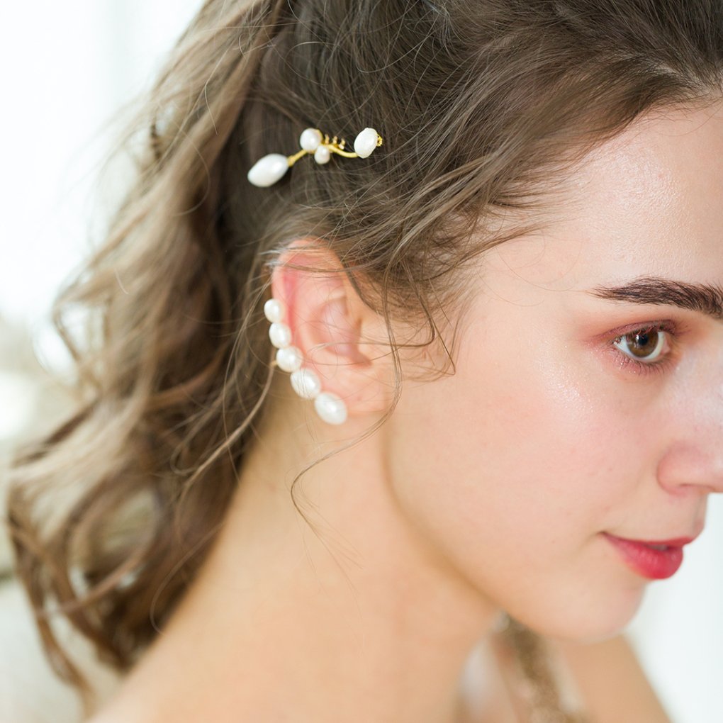 KIKKI EARCUFF SHORT EARRING(å䡼ե硼ȥ)(ɡߥ)orgablanca(륬֥󥫡