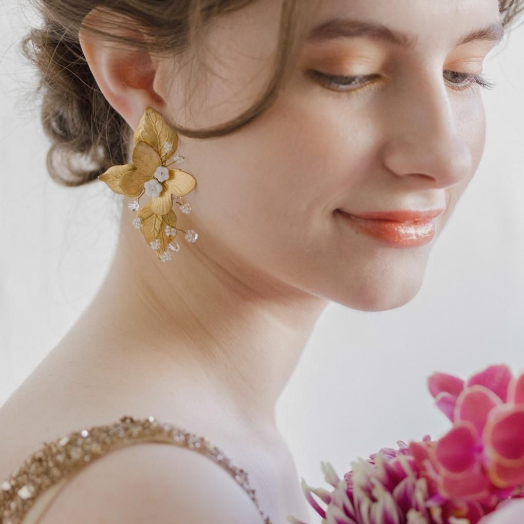 OLEO EARRING＆PIERCE(オレオイヤリング＆ピアス)(ゴールド