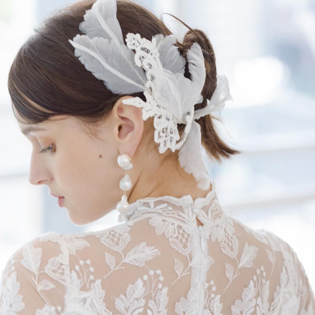 Fleur Lace(フルールレース)ヘッドドレス(ホワイト)francbloom Fleur Lace(フルールレース)ヘッドドレス(ホワイト)francbloom