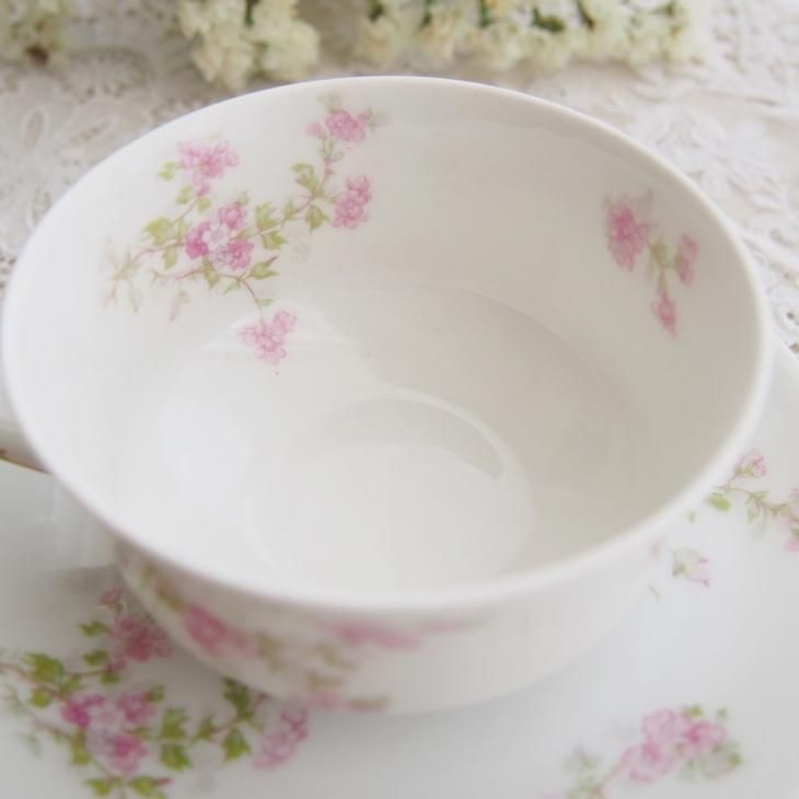 フランス Limoges Haviland リモージュ アビランド ピンクのお花 フランス Limoges Haviland リモージュ アビランド ピンクのお花