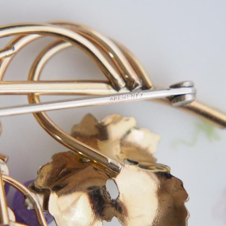 Vintage Krementz Earrings - 2 For Sale on 1stDibs
