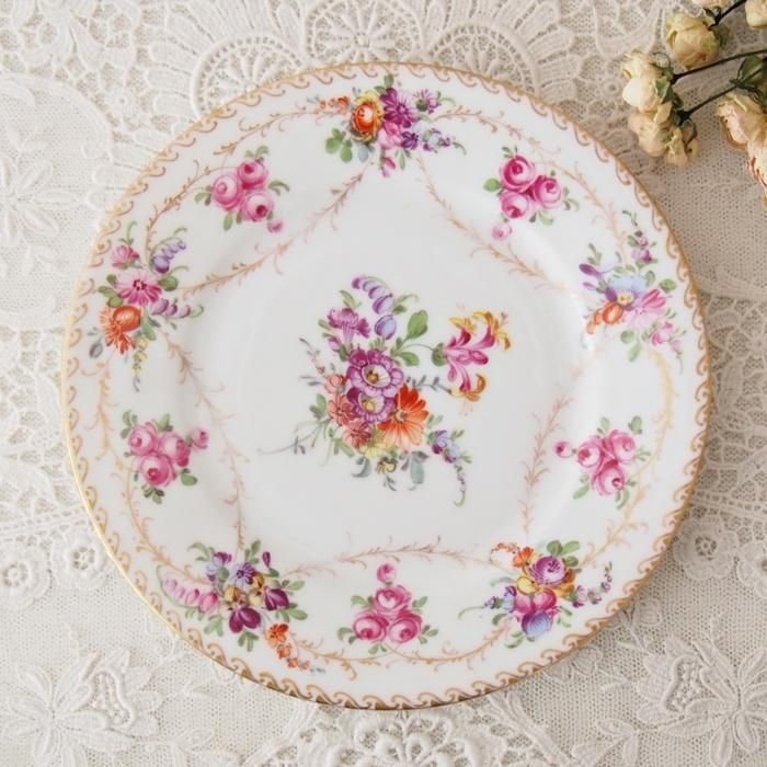 ドレスデン 花柄プレート 【公式通販】