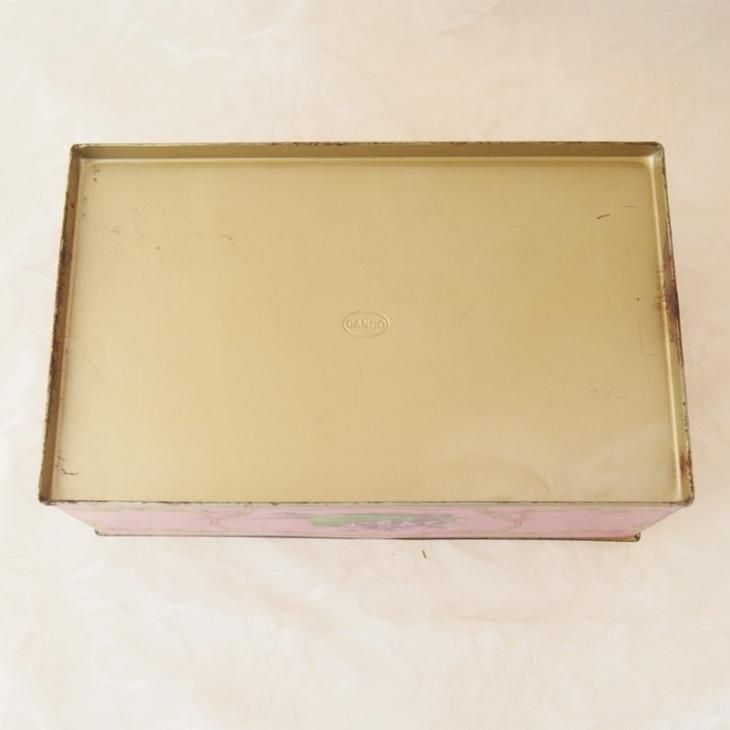 フランスビンテージ　すみれのBox Louis Sherry New York すみれのティン缶 ボックス