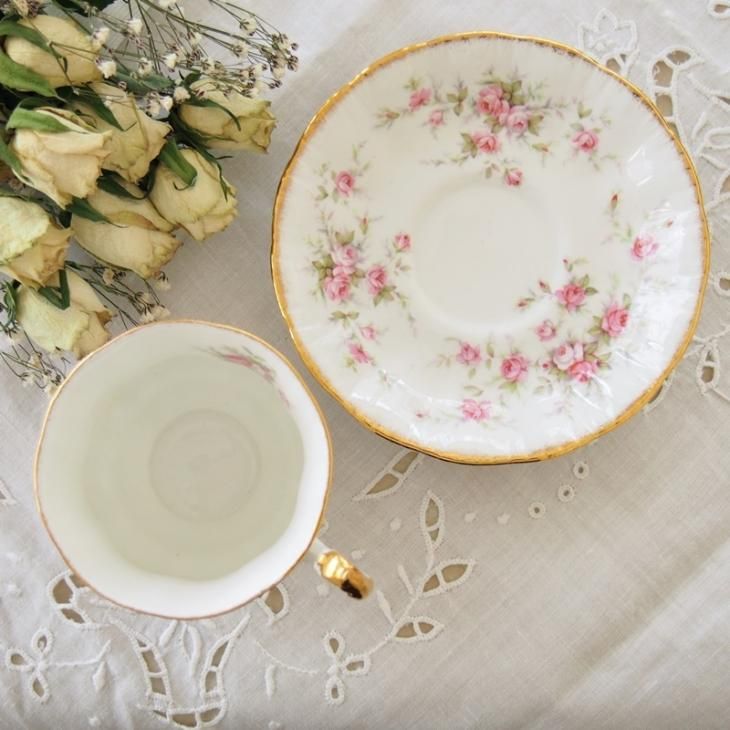 パラゴン ヴィクトリアナローズ ピンクの薔薇 カップ&ソーサー / アンティーク・ヴィンテージ雑貨 - ヴィンテージジュエリーとアンティーク雑貨のお店 Not Too Shabby