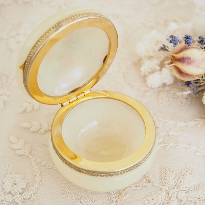 お花模様のジャー 小物入れ / アンティーク・ヴィンテージ雑貨 お花模様のジャー 小物入れ / アンティーク・ヴィンテージ雑貨