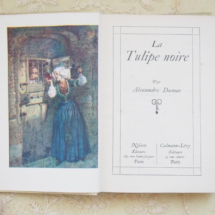 フランス ネルソン 洋書 La Tulipe Noire 古書 ブック フランス ネルソン 洋書 La Tulipe Noire 古書 ブック
