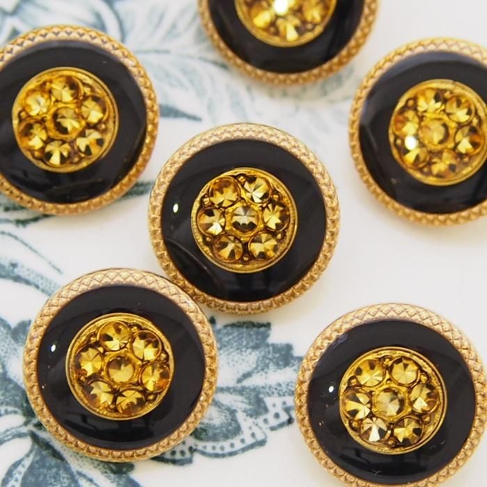 ヴィンテージ ボタン オニキス&ペースト ゴールドカラー ヴィンテージ ボタン オニキス&ペースト ゴールドカラー Amazon | Ox