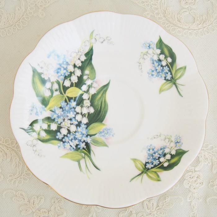 イギリス Royal Albert ロイヤルアルバート 勿忘草＆スズラン