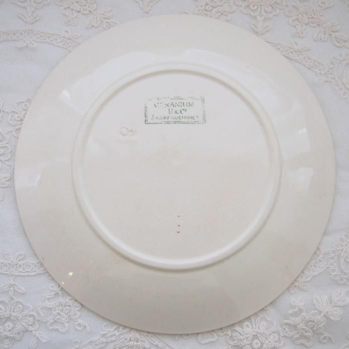 フランス GERANIUM U&C SARREGUEMINES サルグミンヌ ゼラニウム