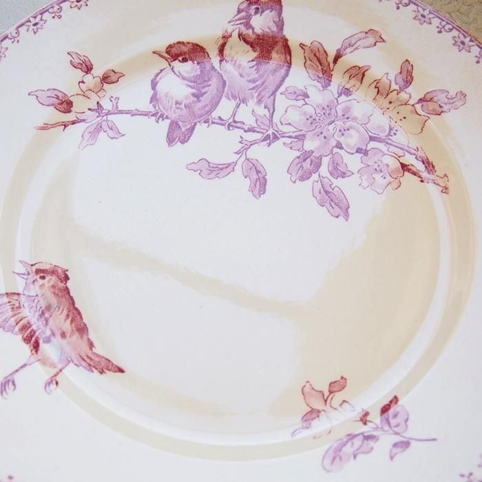 フランス SARREGUEMINES FAVORI サルグミンヌ バード 鳥 レッド フランス SARREGUEMINES FAVORI サルグミンヌ バード 鳥 レッド