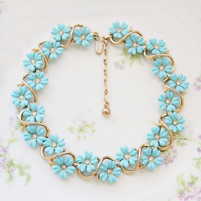 TRIFARI トリファリ ブルーストーン ヴィンテージ ネックレス