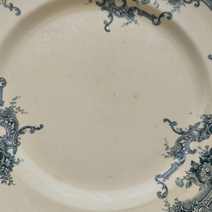 ベルギー ボッホ BOCH B.F.K.DAUPHIN グリーンフラワー フラット