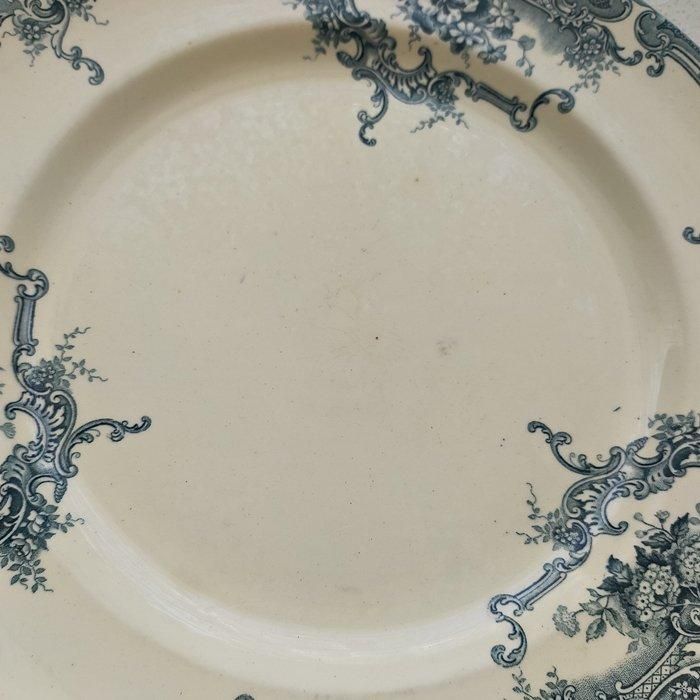 ベルギー ボッホ BOCH B.F.K.DAUPHIN グリーンフラワー フラット