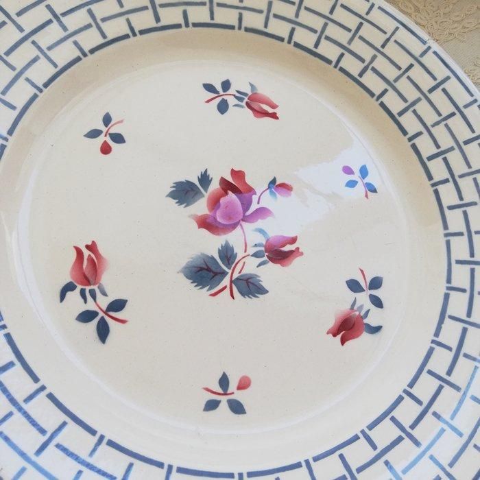 フランス DIGOIN SARREGUEMINES ROSERAIE サルグミンヌ レッド