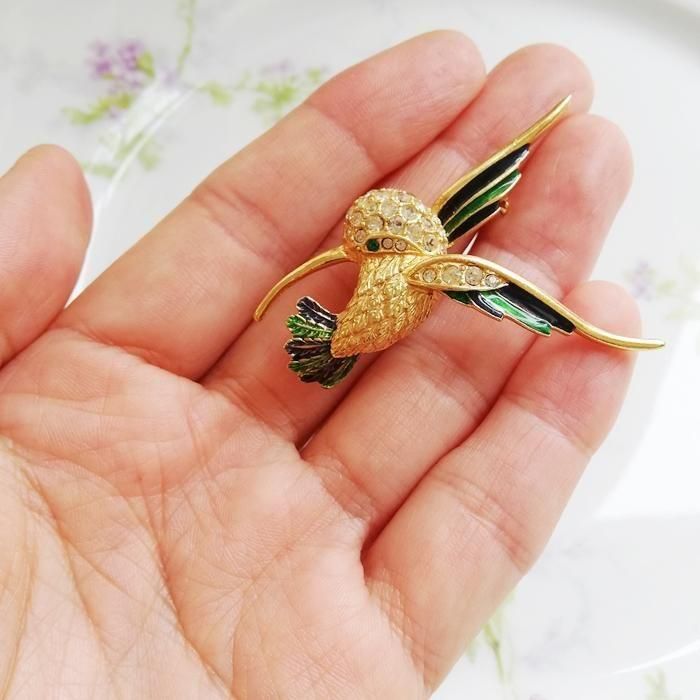 Sphinx スフィンクス ゴールドトーン ハチドリ ハミングバード