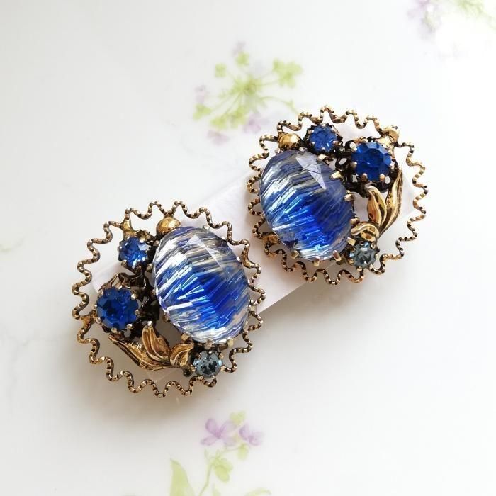 コスチュームジュエリー 宝石カラー コンビネーション ガラス1 ブローチ 日本初 コスチュームジュエリー巡回展 開催記念トークショー – chisa