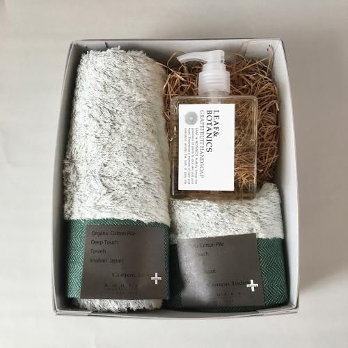 GIFT SET】KONTEXヘリンボーンタオルとL&Bハンドソープギフト GIFT SET】KONTEXヘリンボーンタオルとL&Bハンドソープギフト