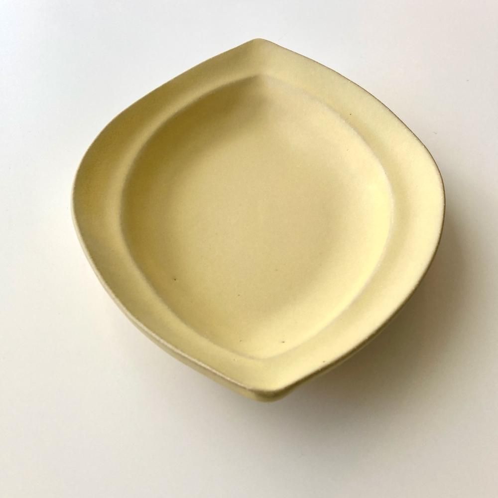 阿部慎太郎 益子焼 アンティーク レモン皿 器 食器 阿部慎太郎 器 益子焼 アンティーク