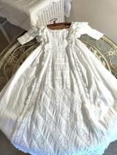 英国アンティークのビクトリアン・ベビードレス - アンティーク