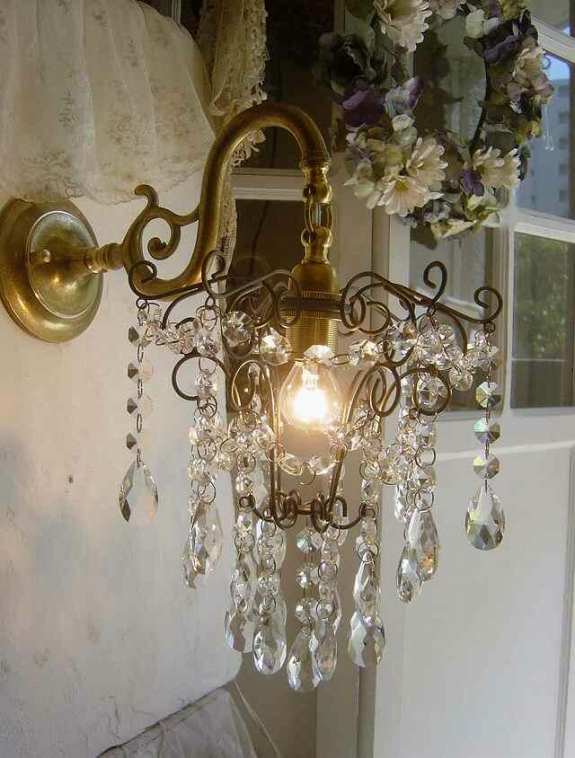 *️⃣プロフ必読❗️アンティーク フランス ブロカント 真鍮 シャンデリア ランプ照明