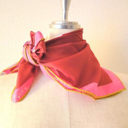Vera Neumann Vintage Scarf<BR> - a rare collectors Signature 1970s 3