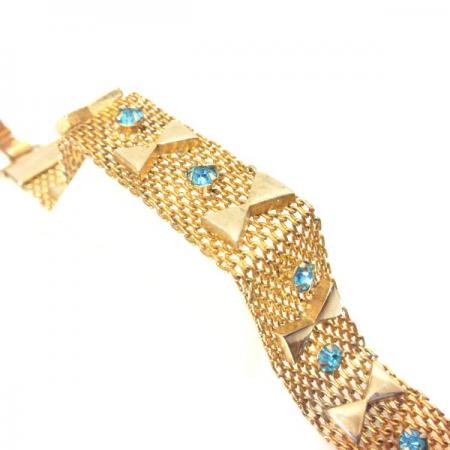Vintage Bracelet <br> Mesh with Rhinestone 2
