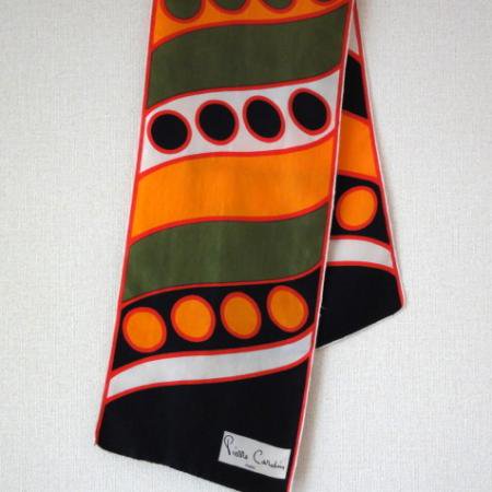 Pierre Cardin Vintage scarf <BR>-Polka Dots