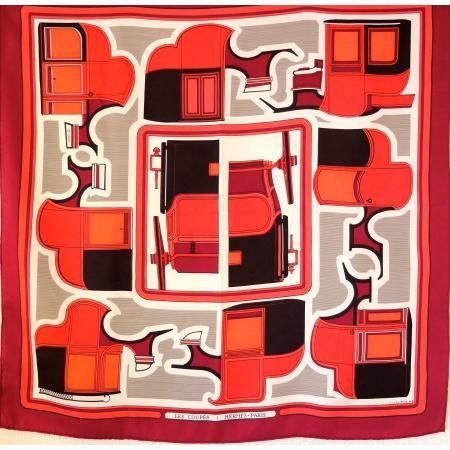 HERMES Vintage Carré<br/>LES COUPES