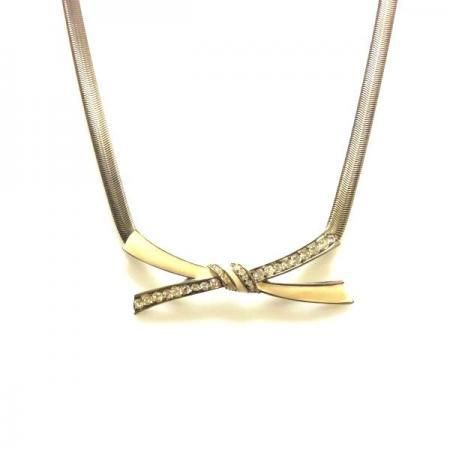 Givenchy Choker Necklace<br/>Enamel and Rhinestone<br/>1950s~1960s