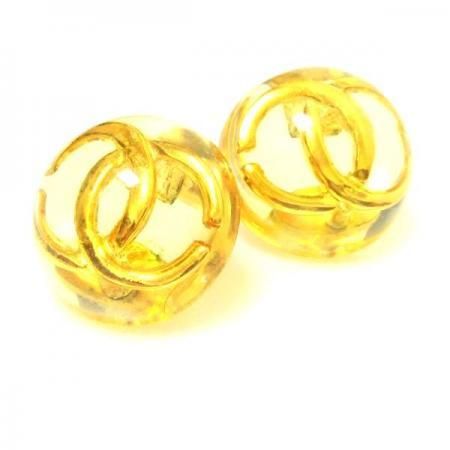 CHANEL Vintage  Earrings<br/> CC logo 80s<br/>Couture Runway
