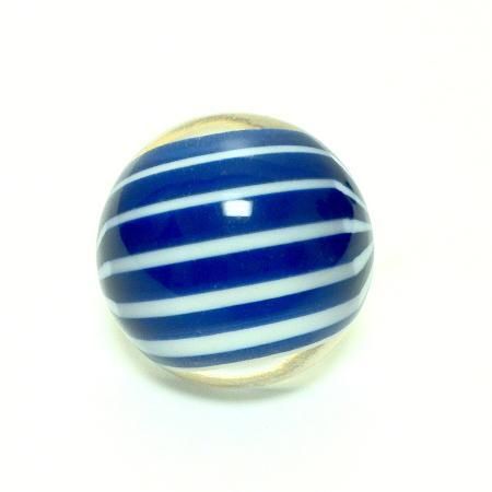 Trifari Vintage Earrings <br/> Peppermint Stripe 2