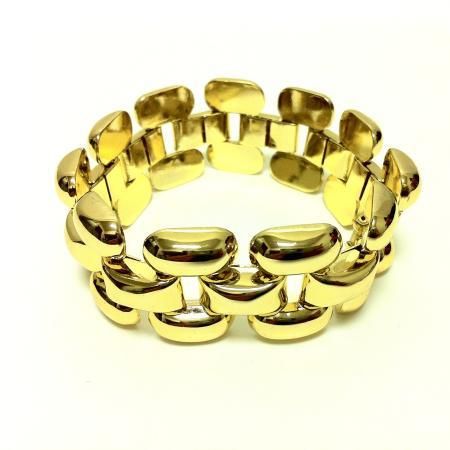 Vintage Link Chunky Bracelet<br/>Made in France 1950s