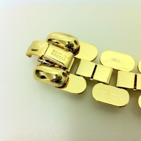 Vintage Link Chunky Bracelet<br/>Made in France 1950s 3
