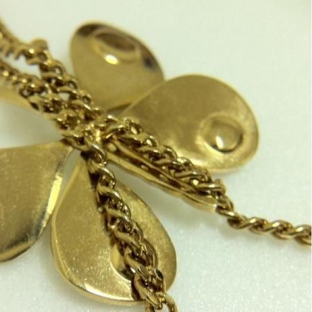 Christian Dior Vintage Necklace <br/> Gold Rhinestone Butterfly Bolero <br/> by Henkel and Grosse 3