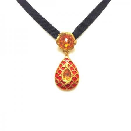 Yves Saint Laurent Vintage Pendant<br/>Snake motif