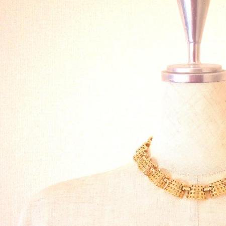 Nina Ricci Vintage Necklace<br/> Lattice Design 2