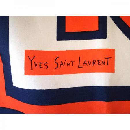 Yves Saint Laurent Vintage Scarf <br/>Ddiamonds, Squares, Stripes 1960's 2
