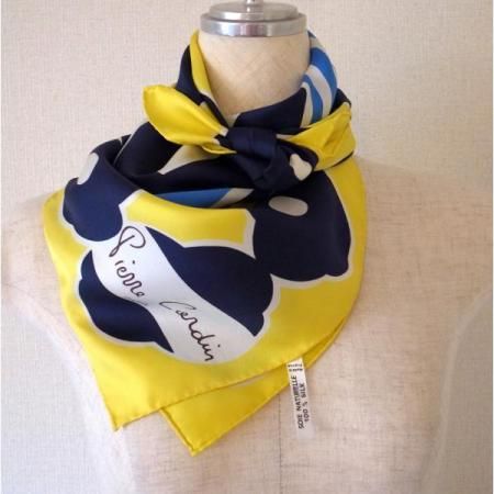 Pierre Cardin Vintage Scarf <br/>a Geometric Design 1960s 2