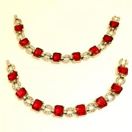 Trifari Vintage <br> Choker Necklace or Bracelets<BR> 'Alfred Philippe' Late1930s 3
