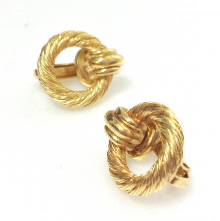 Christian Dior Vintage Earrings <br/>Gold Tone