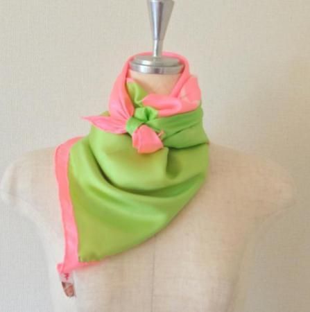 Vintage Silk Scarf <br/>Sally Gee Bullocks Wilshire 1950's~60's 3