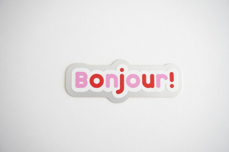 Sticker/bonjour-silverの画像