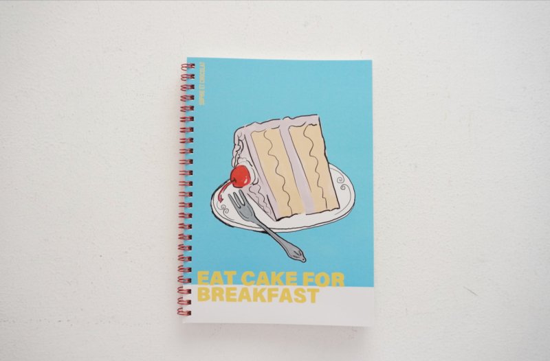 IDEA NOTEBOOK/EAT CAKE FOR BREAKFASTの画像