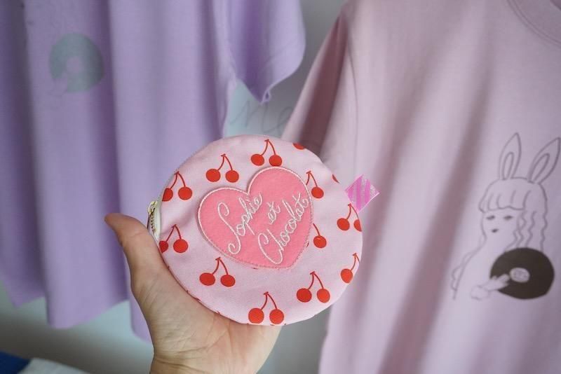 【本物新品保証】 サークルポーチ/Red Cherry Chocolat et Sophie - Shopping - その他